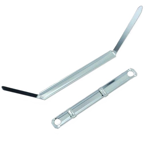 Wąsy do skoroszytów metalowe z blokadą